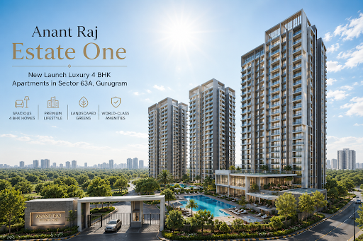 Anant Raj Estate One luxury 4 BHK apartments in Sector 63A, Gurugram